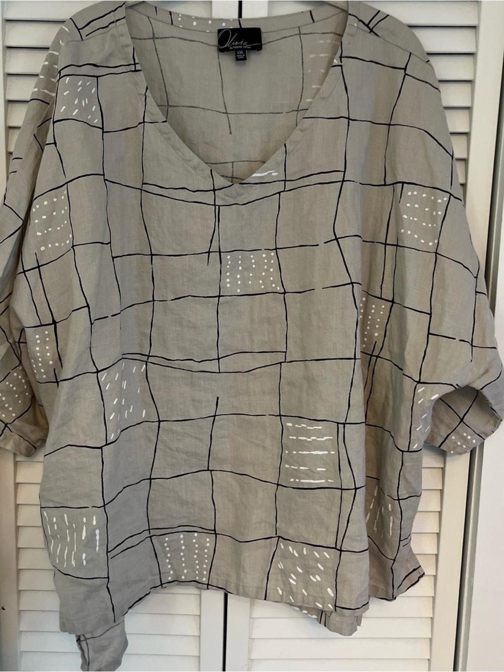 Olivia by Habitat Sz 2X Linen Top